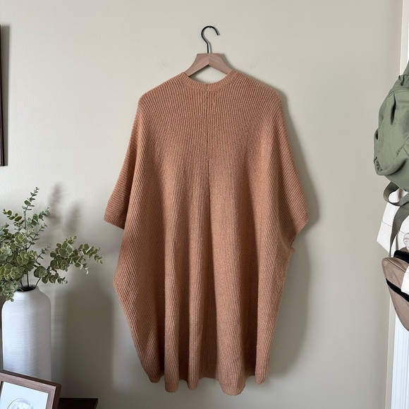 Aerie Cozy Cacoon Cardigan in Tan - Picture 5 of 6
